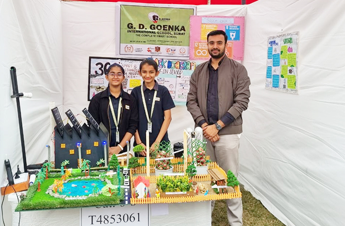 GD Goenka International School, Surat Shines at CBSE National Science Exhibition 2025–26